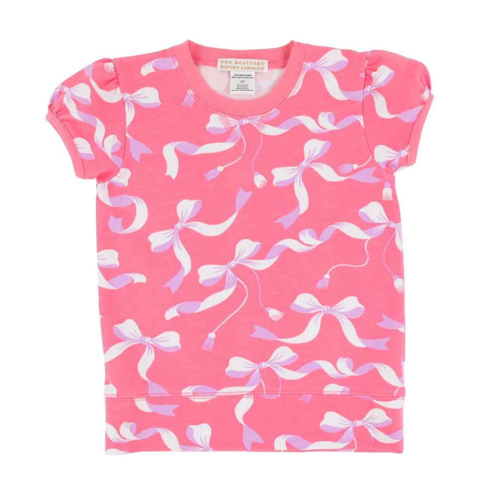 The Beaufort Bonnet Cassidy Crewneck Puff Sleeve - Bagley Bows NWT size 3T